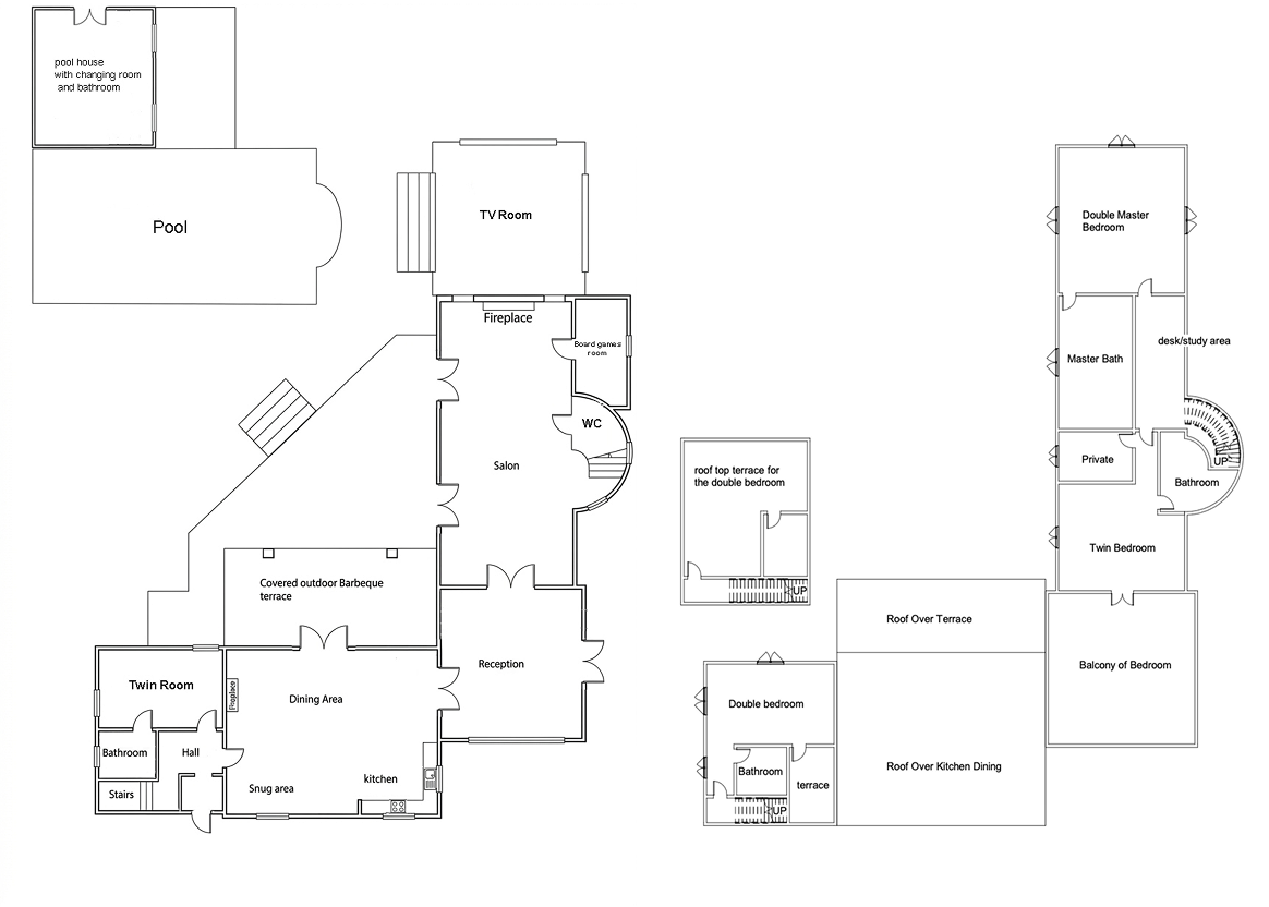 Floor plan inside