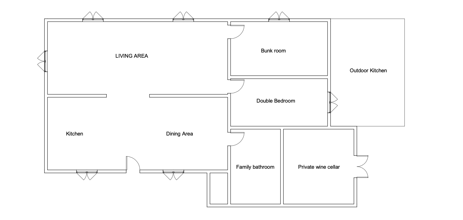 cottage floor plan